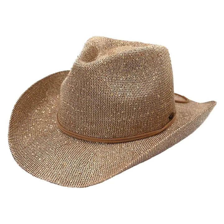 CC Sequin Detail Cowboy Hat