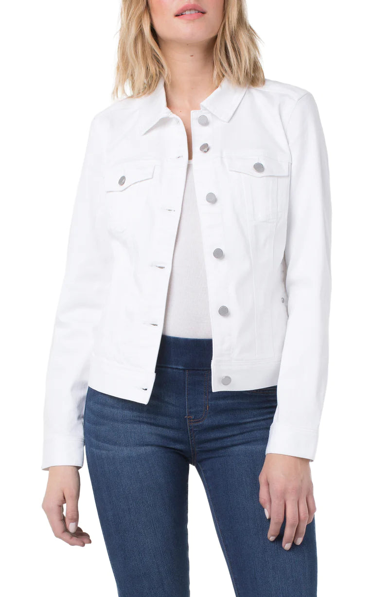 Classic White Jean Jacket-Liverpool