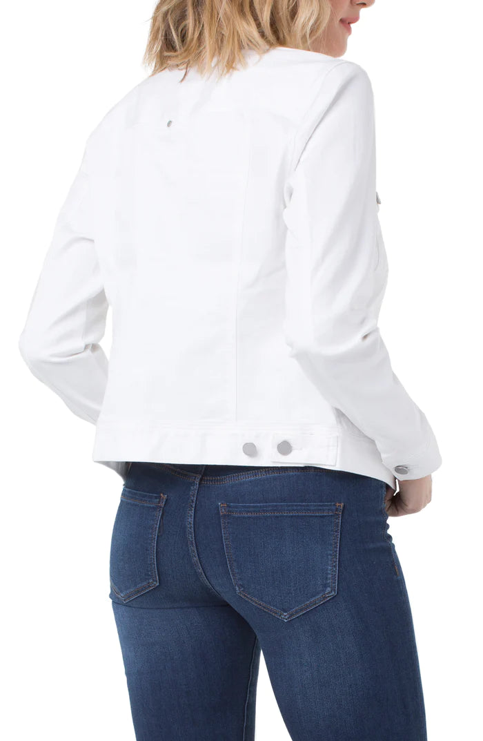 Classic White Jean Jacket-Liverpool