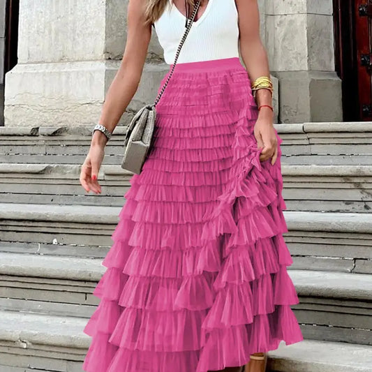 Pink Tulle Skirt