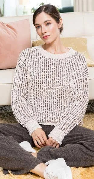 Popcorn Yarn Sweater