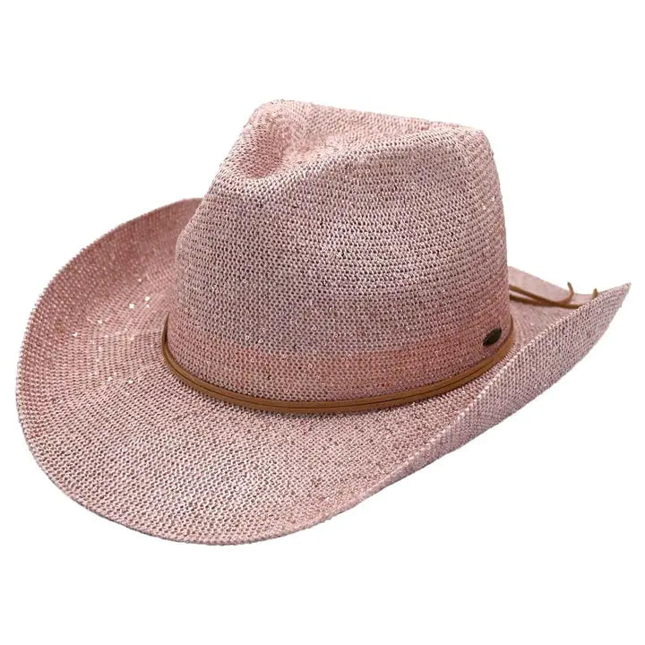 CC Sequin Detail Cowboy Hat