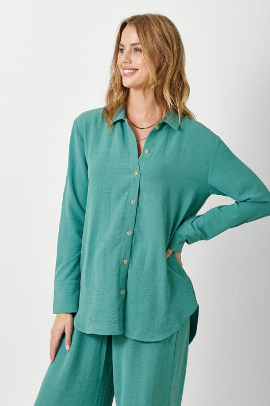 Button down blouse long sleeve