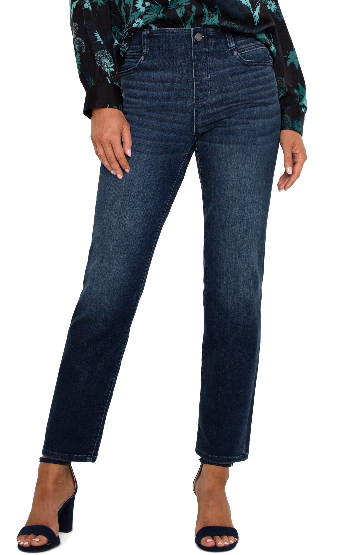 Gia Glider Slim Leg 29in Pull On Jean