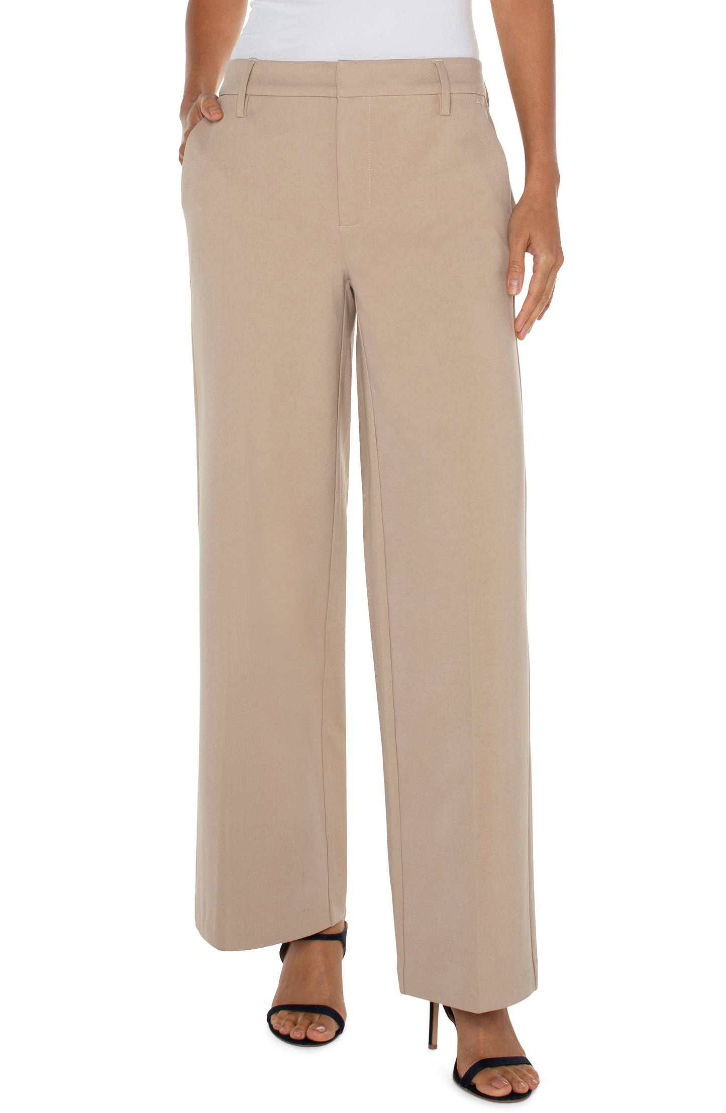 Kelsey wide leg trouser black or tan Liverpool