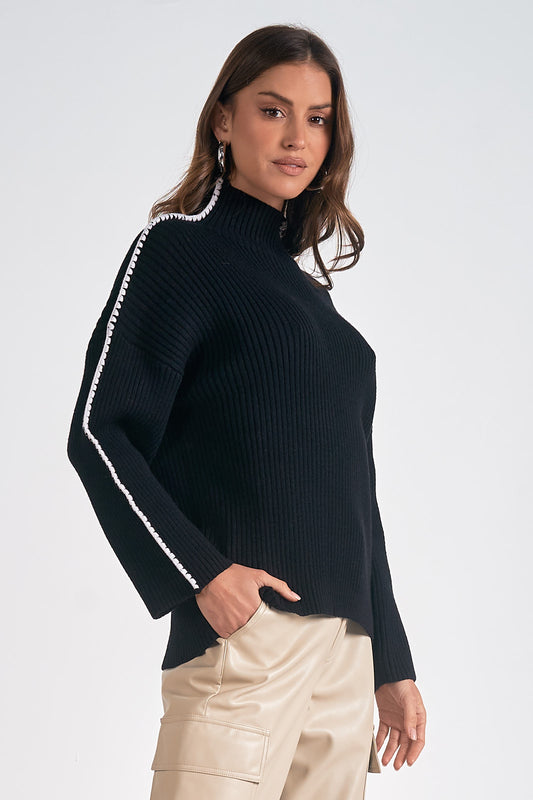 Mock Neck Sweater