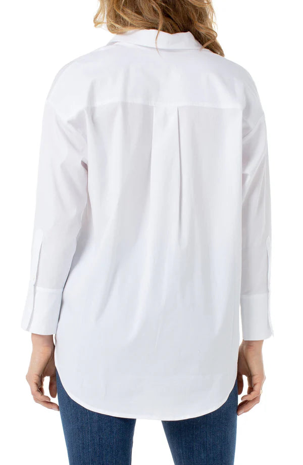 Oversized Classic White Shirt